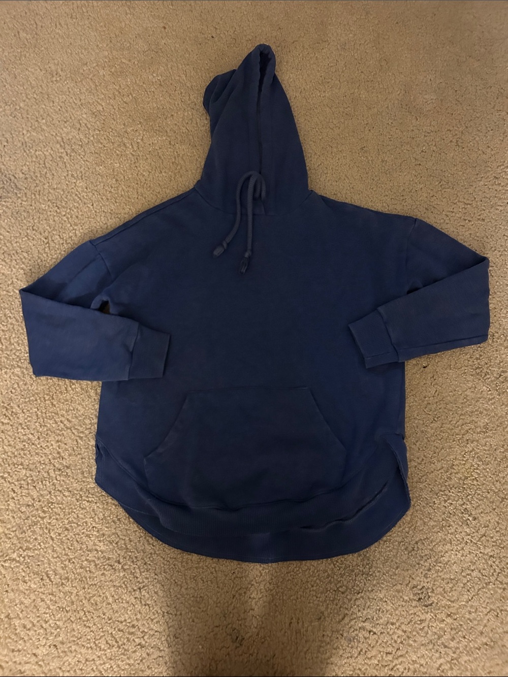 Women’s Navy Acid wash Hoodie